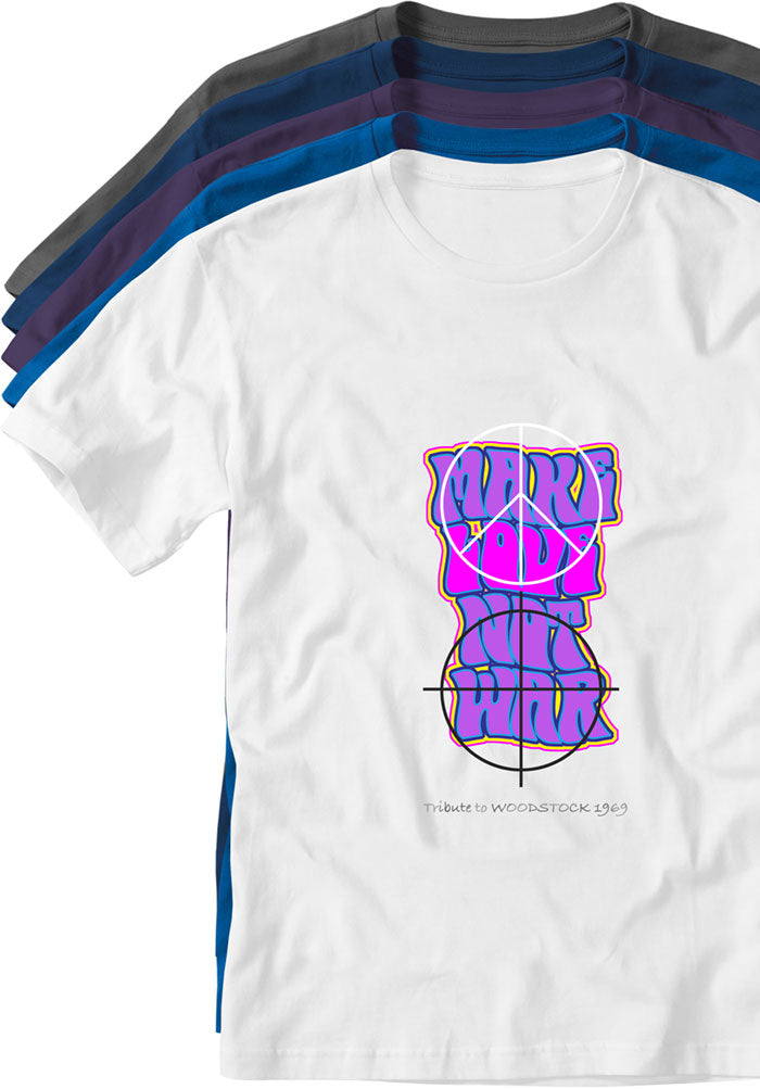 make love not war T-shirts TYPOART