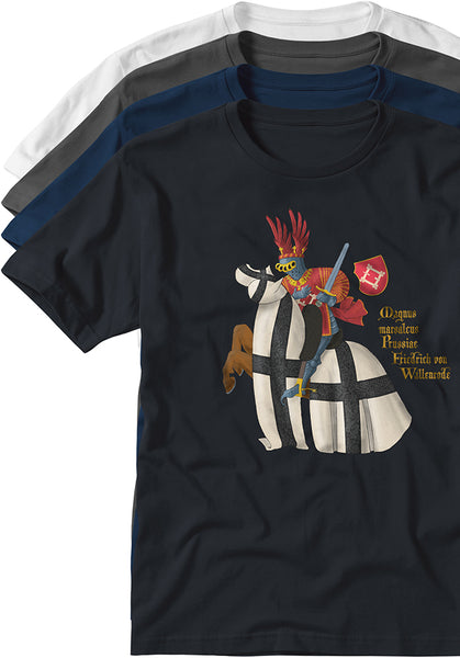 Friedrich von Wallenrode Teutonic knight T-shirts TYPOART