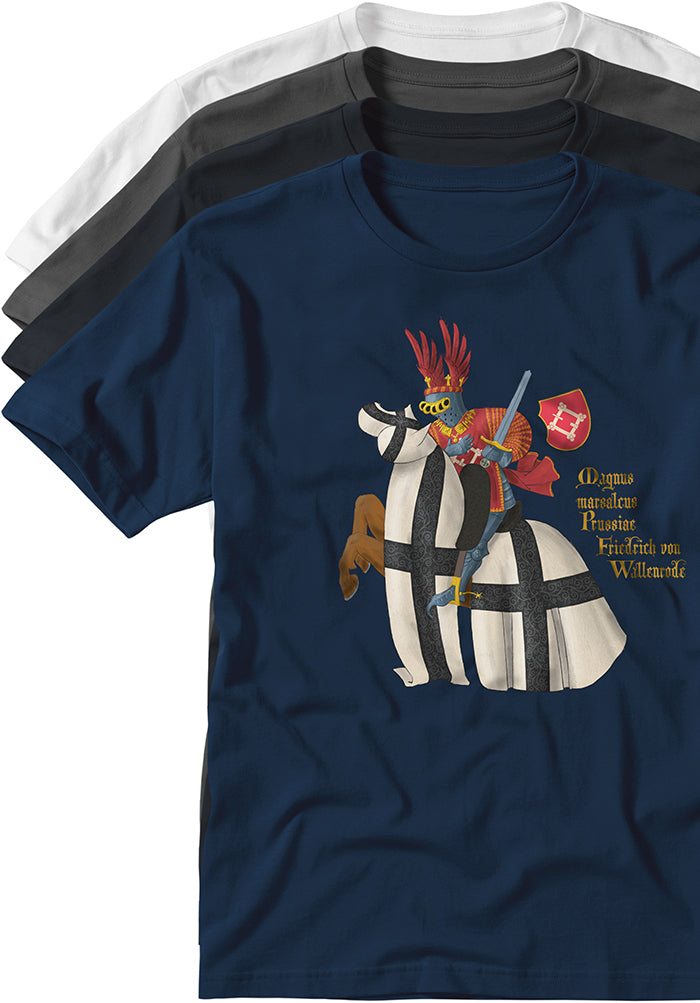 Friedrich von Wallenrode Teutonic knight T-shirts TYPOART