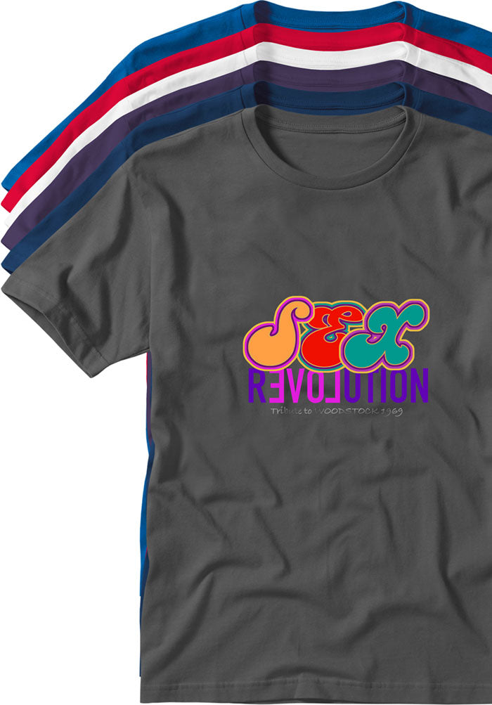 sex revolution T-shirts TYPOART