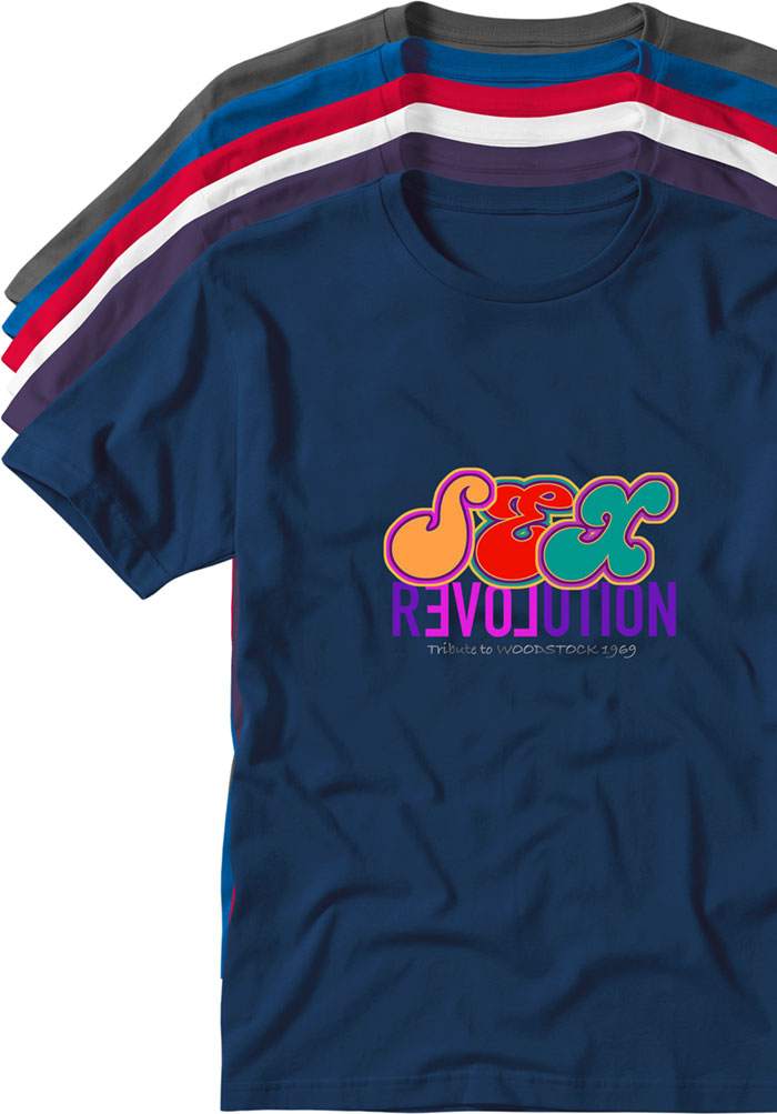 sex revolution T-shirts TYPOART