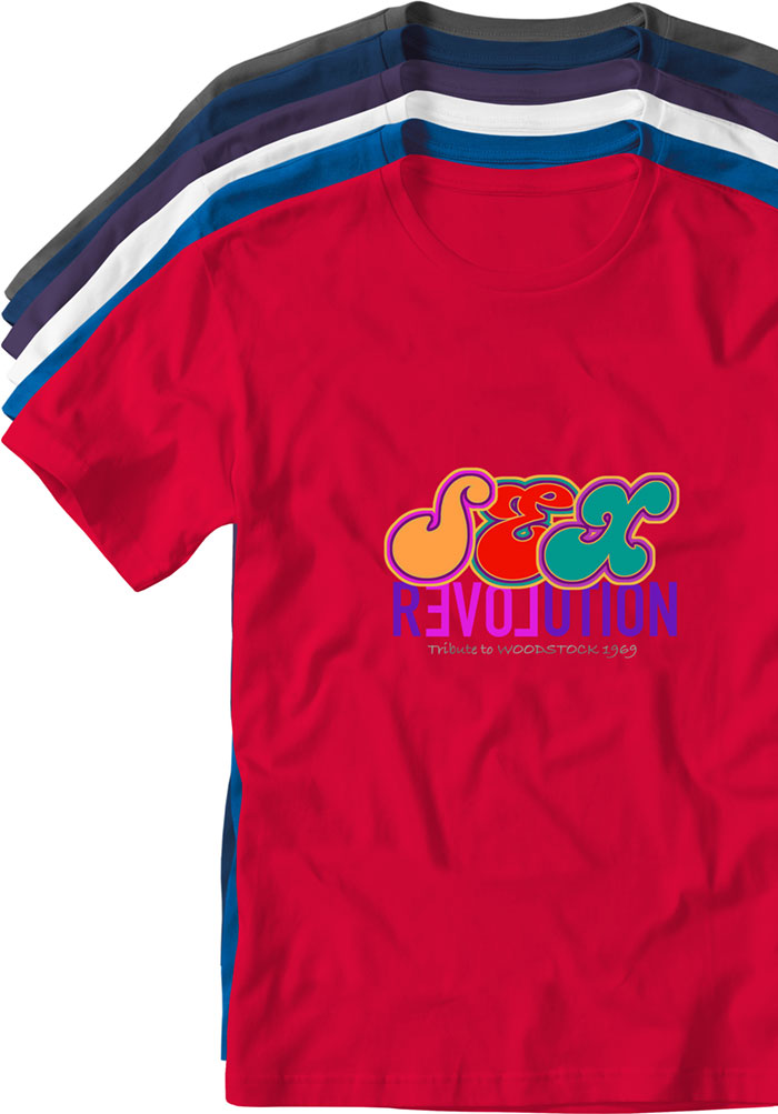 sex revolution T-shirts TYPOART