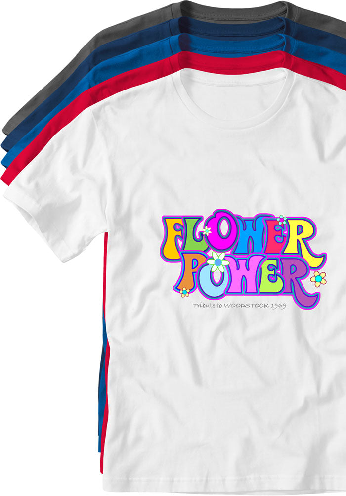 flower power T-shirts TYPOART