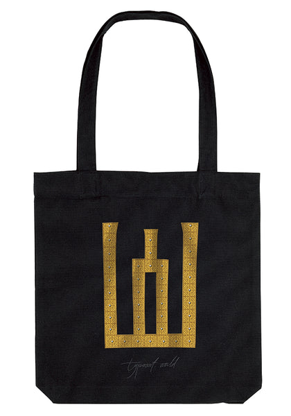 columns of Gediminas gym bag TYPOART