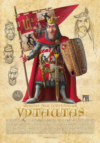 VYTAUTAS / Magnus Dux Letvinorum / Fine art print