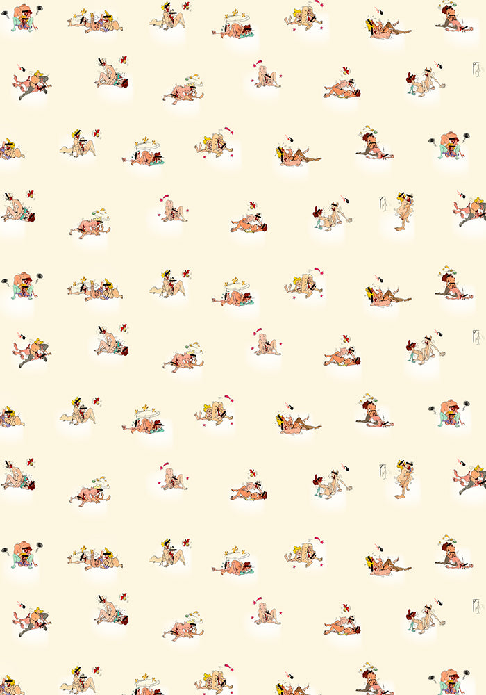 erotic art wrapping paper TYPOART