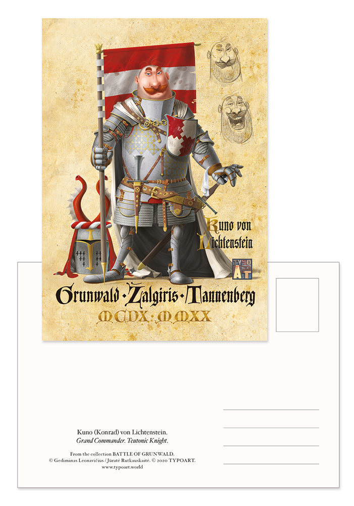 KUNO VON LICHTENSTEIN / Postcard