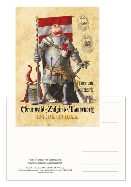 KUNO VON LICHTENSTEIN / Postcard